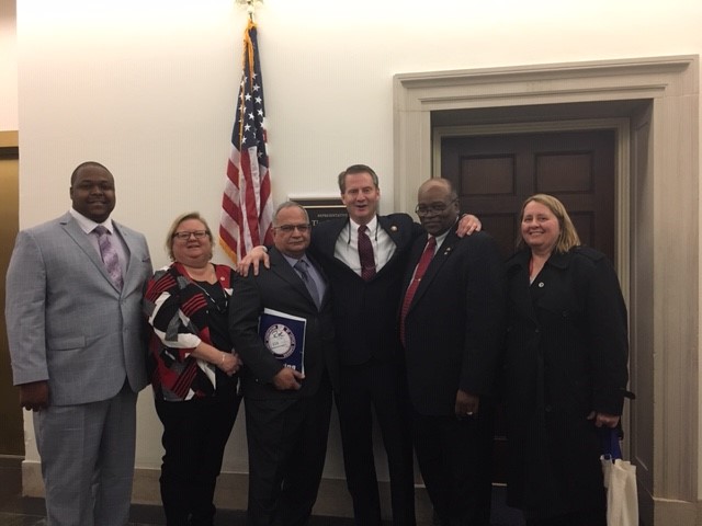 Letter carriers with freshman Tim Burchett (R-TN)