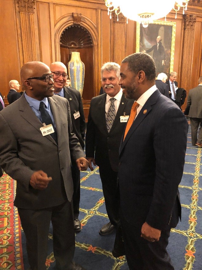 Letter carriers with freshman Rep. Steven Horsford (D-NV)